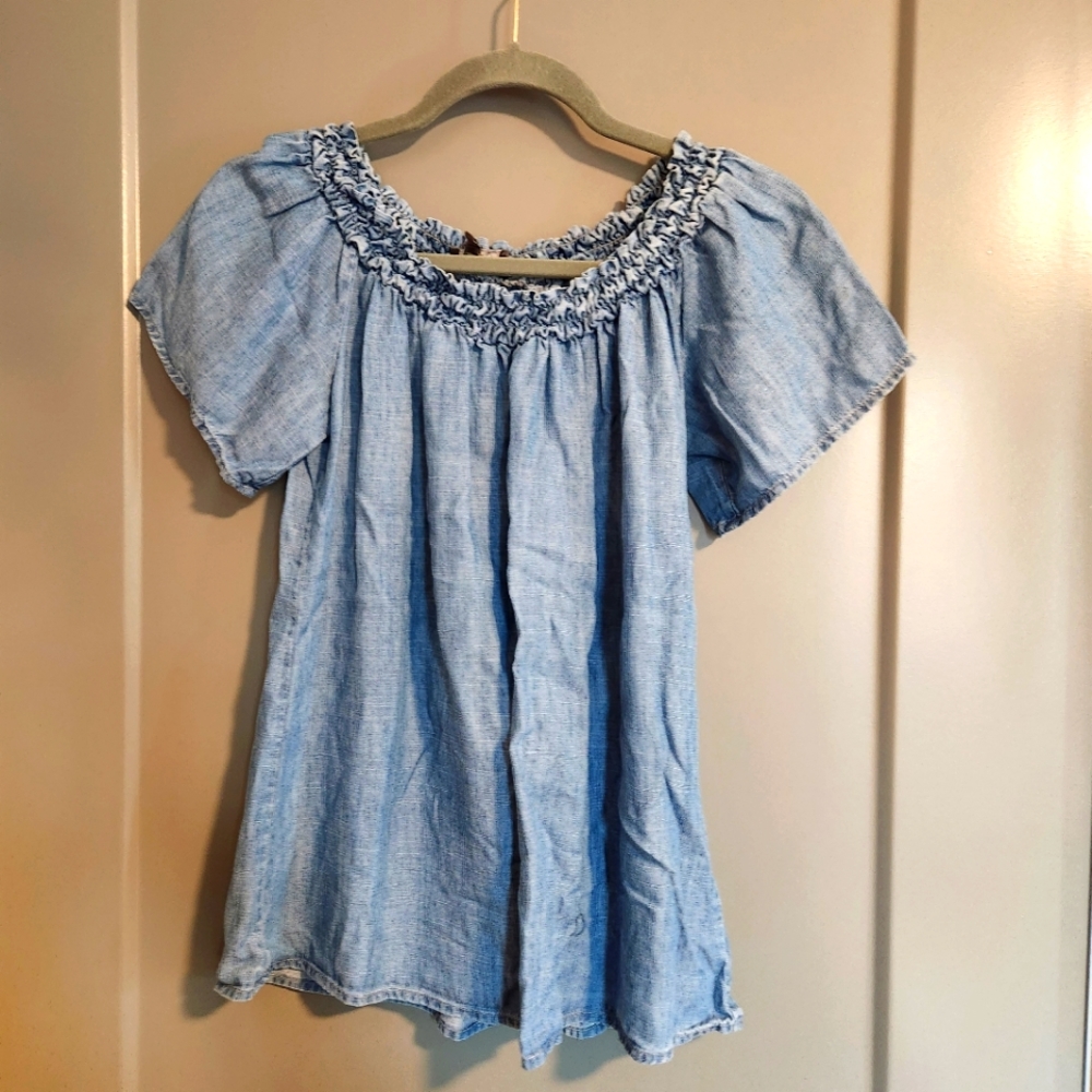 Michael Stars denim blouse